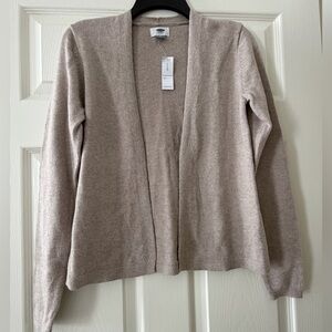NWT Old Navy Women's Tan Open Front Cardigan